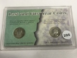 (2) Last and First Year Coins
