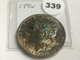 1896 Morgan Dollar, Toned