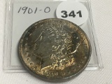 1901-O Morgan Dollar, Toned