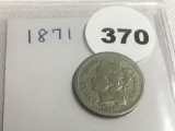 1871 3 Cent Nickel