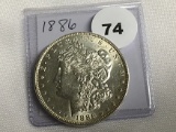 1886 Morgan Dollar BU
