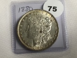 1880 Morgan Dollar AU