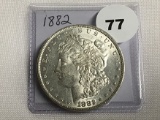 1882 Morgan Dollar AU
