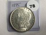1885 Morgan Dollar AU
