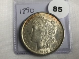 1890 Morgan Dollar (Toning)