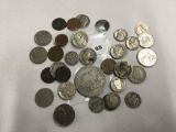 Lot of Misc Coins 1878 Morgan, (10) Silver Dimes and Other Coinage