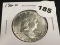 1961-D Franklin half dollar Unc