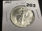 1947 Walking Liberty half dollar Unc