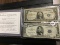 The Blue Seal $1 and $5 Bills Silver Certificate