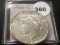 1922-S Peace dollar