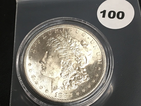 1882-S Morgan Silver Dollar Unc