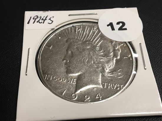1924-S Peace dollar