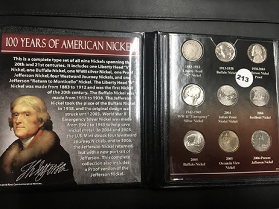 100 Years of American nickels (9) Circ