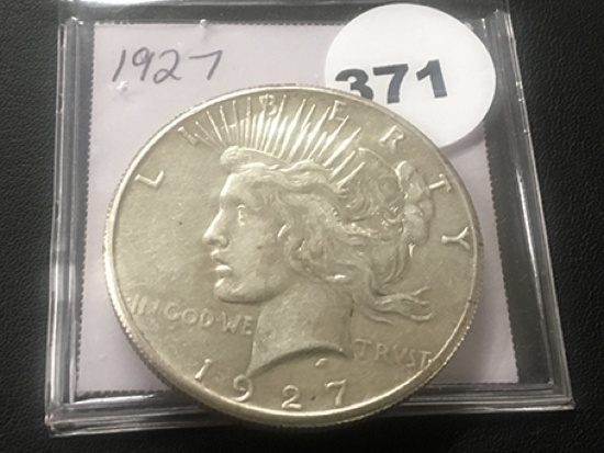 1927 Peace dollar