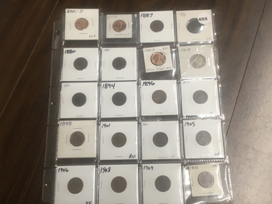 Sheet of Coins