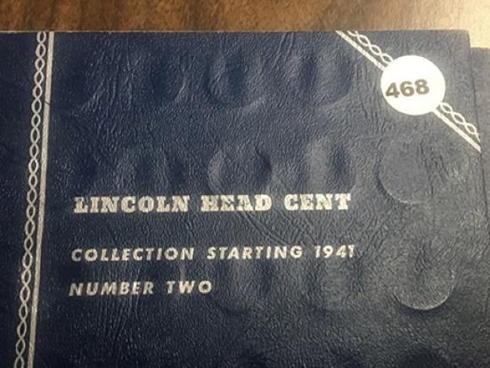 Book of 66 Lincoln Cents