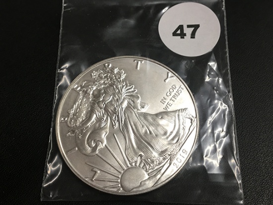 2019 American silver eagle GEM