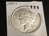 1927-D Peace Dollar AU