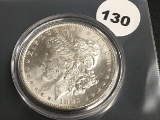 1885-0 Morgan silver dollar Unc