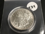 1886 Morgan silver dollar Unc