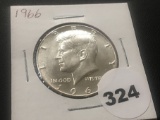 1966 Kennedy Half Double Die Reverse