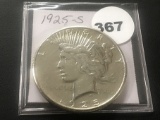 1925-S Peace dollar