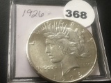 1926 Peace dollar