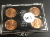 1960 Small & Large Date Set