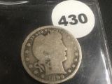 1899-O Barber Quarter