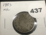 1883 N/C Liberty Nickel