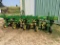 JD 885 4/38 3pt no-til row crop cultivator, gauge wheels, wide sweeps, fenders, , shedded.