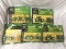 Lot of 5 JD Tractor & Equipment sets, 1:64 scale