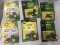 Lot of 6 JD Tractors, 1:64 scale