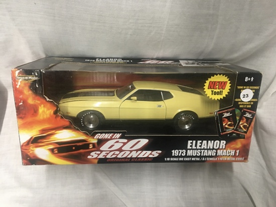 "Eleanor" 1973 Mustang Mach 1, 1:18 scale, American Muscle, Gone in 60 seconds