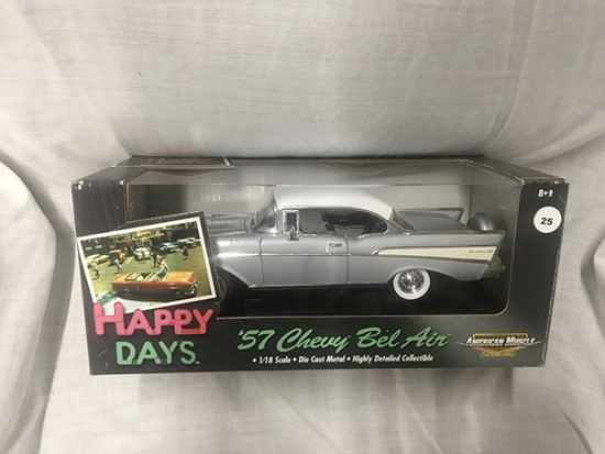 Happy Days 1957 Chevy Bel Air, 1:18 scale, Ertl, American Muscle