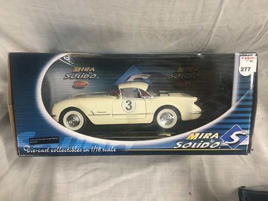 Chevrolet Corvette Coupe Racing, 1:18 scale, Mira by Solido