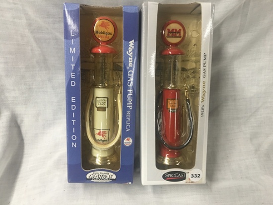 Lot of 2 Wayne Gas Pumps-replicas
