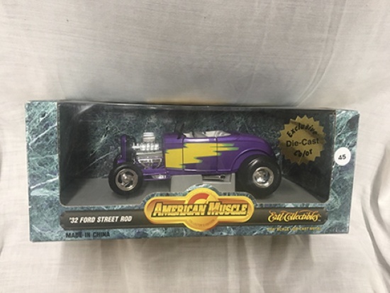 1932 Ford Street Rod, 1;18 scale, American Muscle, Exclusive Die Cast Color