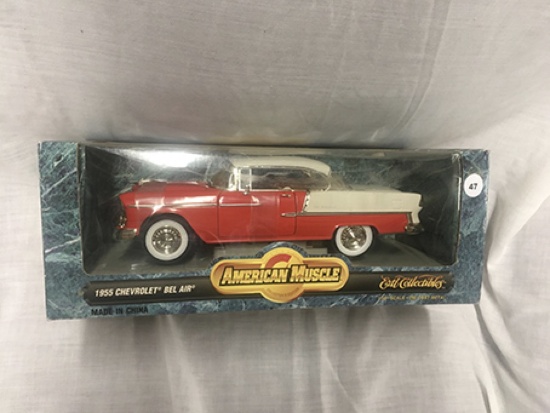 1955 Chevrolet Bel Air, 1:18 scale, Ertl, American Muscle