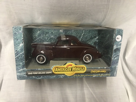 1940 Ford Deluxe Coupe, 1:18 scale, Ertl, American Muscle