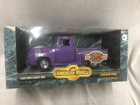 1956 Ford Street Rod, 1:18 scale, American Muscle, F Series 50 years