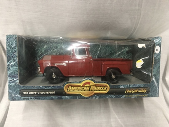 1955 Chevy 3100 Stepside, 1:18 scale, Ertl, American Muscle