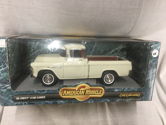 1955 Chevy 3100 Cameo, 1:18 scale, Ertl, American Muscle