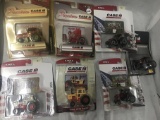 Lot of 7 Case IH Tractors, 1:64 scale