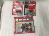 Lot of 3 Case IH Equipment, 1:64 scale