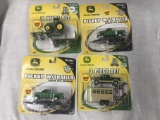 Lot of 4 Truck & Tractor sets, 1:64 scale