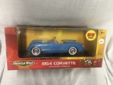 1954 Corvette, 1:18 scale, Ertl, American Muscle, 50th Anniversary Collection, New Tool
