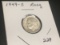 1949 S Roosevelt Dime XF