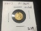 1853 $1 Gold, Drilled