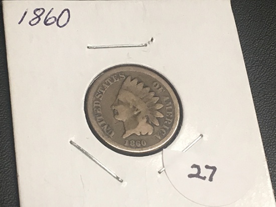 1860 Indian Head Cent